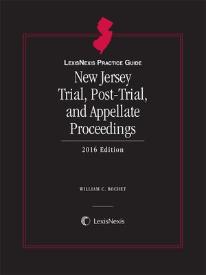 cover image of LexisNexis Practice Guide New Jersey Trial